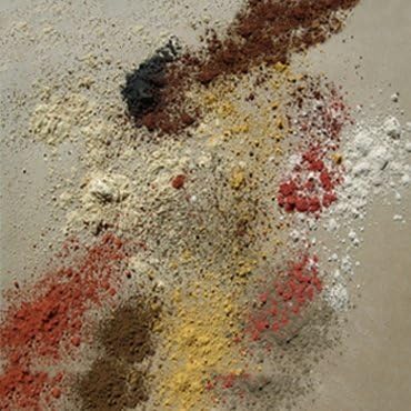 Dark Yellow Ochre France Natural Mineral Pigment 鈥?Pigments for Concrete, Clay, Lime, Masonry and Natural Paint Products (1 kilo | 2.2 lbs)