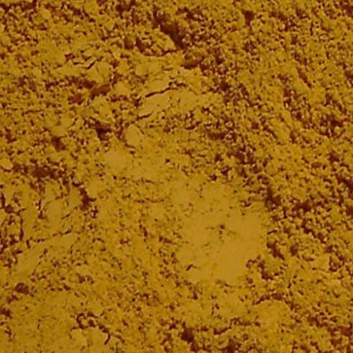 Dark Yellow Ochre France Natural Mineral Pigment 鈥?Pigments for Concrete, Clay, Lime, Masonry and Natural Paint Products (1 kilo | 2.2 lbs)