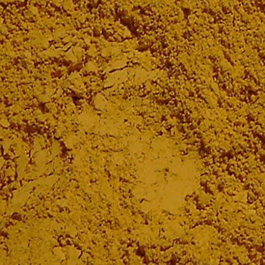 Dark Yellow Ochre France Natural Mineral Pigment 鈥?Pigments for Concrete, Clay, Lime, Masonry and Natural Paint Products (1 kilo | 2.2 lbs)